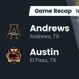 Football Game Recap: Austin Panthers vs. Andrews Mustangs
