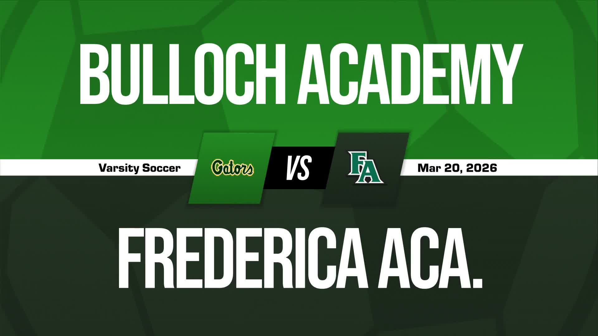 Soccer Recap: Frederica Academy Extends Winning Streak to Two + How To Watch