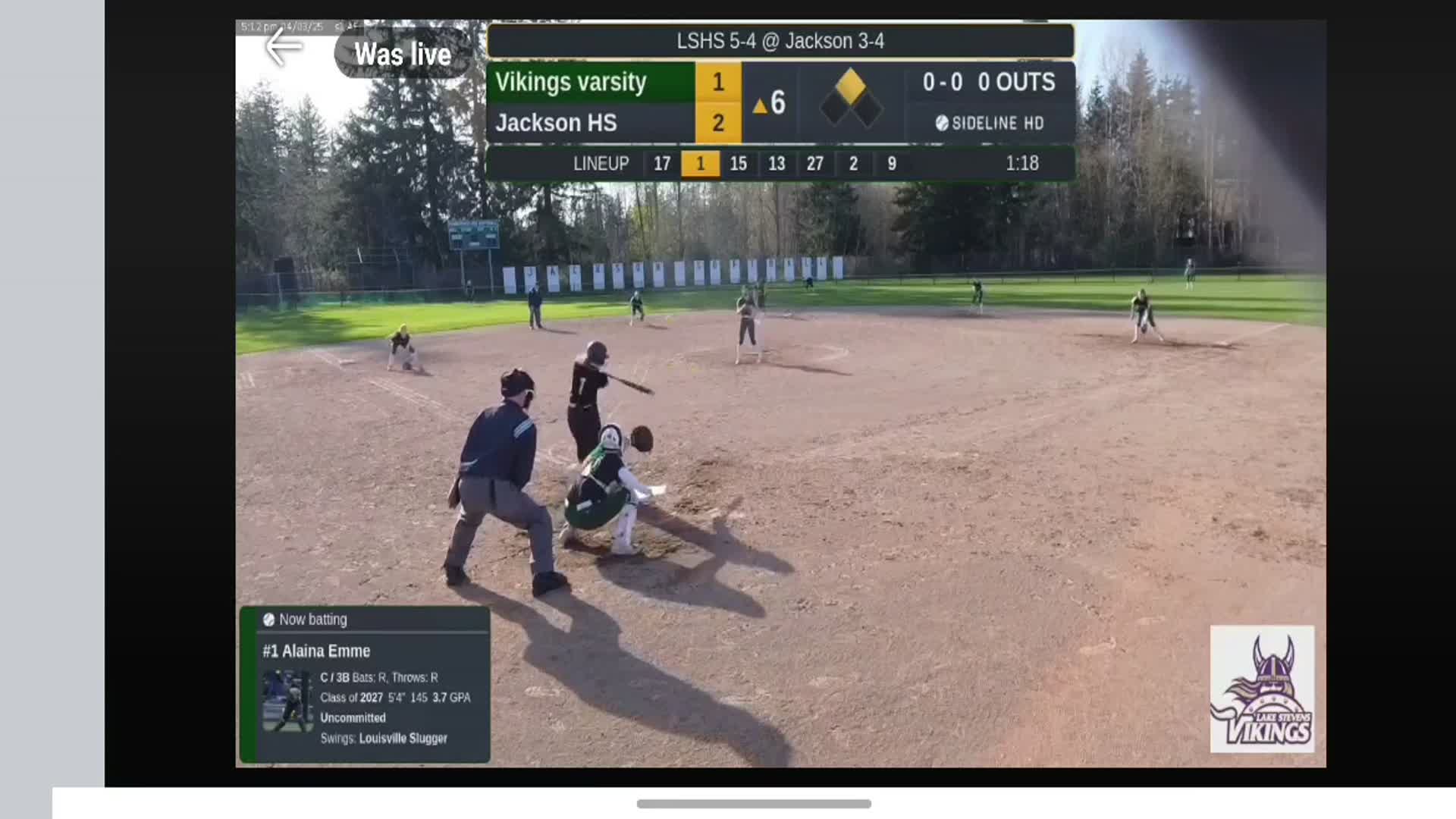 Softball Game Preview: Lake Stevens Vikings vs. Kamiak Knights