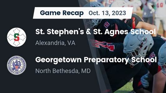 Football Game Recap: St. Stephen's &amp; St. Agnes Saints vs. Bullis Bulldogs