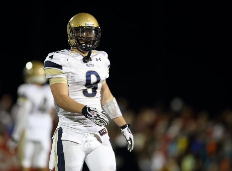 Mullen linebacker Patrick Healy is the All-Colorado defensive player of the year. Healy will continue his career at Air Force.