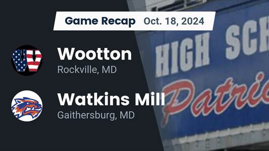 Football Recap: Watkins Mill Comes Up Short