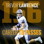 Trevor Lawrence breaks Deshaun Watson's career touchdown record