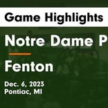 Fenton vs. Notre Dame Prep