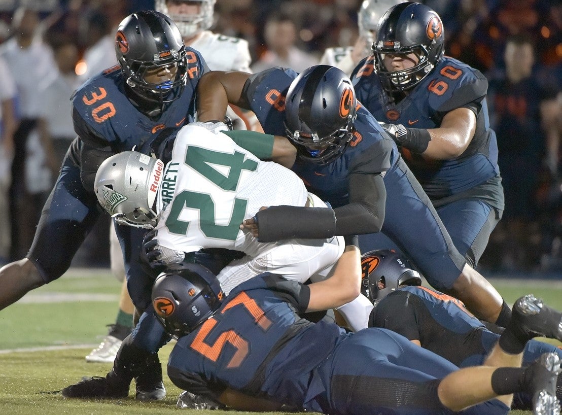 The Bishop Gorman defense came up big in the 34-7 win Saturday over De La Salle.