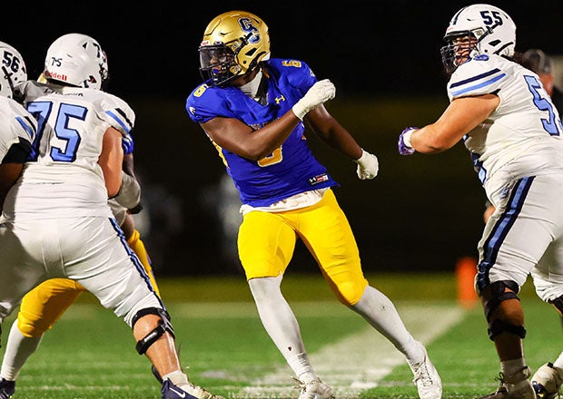 Aaron Chiles of Our Lady of Good Counsel is the 2023 MaxPreps Maryland Player of the Year. (Photo: Steve Prakope)