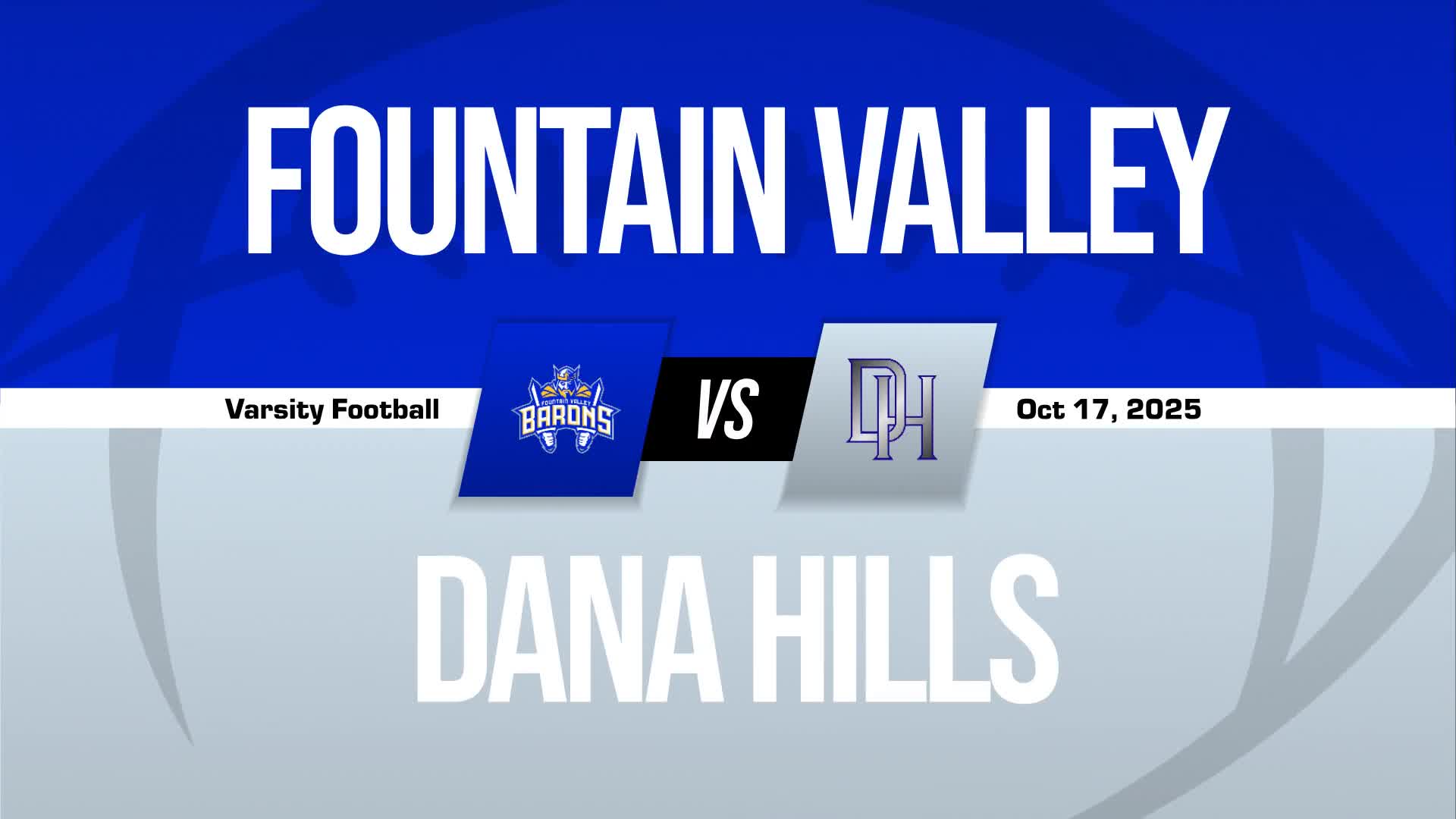 Football Recap: Fountain Valley Comes Up Short