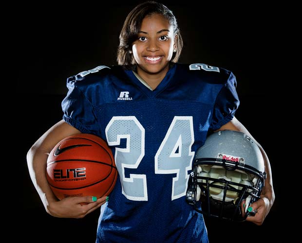 Kenysha Coulson kicks off our Reebok Top 25 Most Dynamic Athletes special series. And the incoming sophomore will be kicking off for the Lee High football team this season as well.