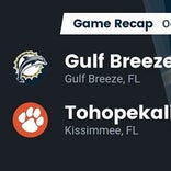 Football Game Recap: Gulf Breeze Dolphins vs. Tate Aggies