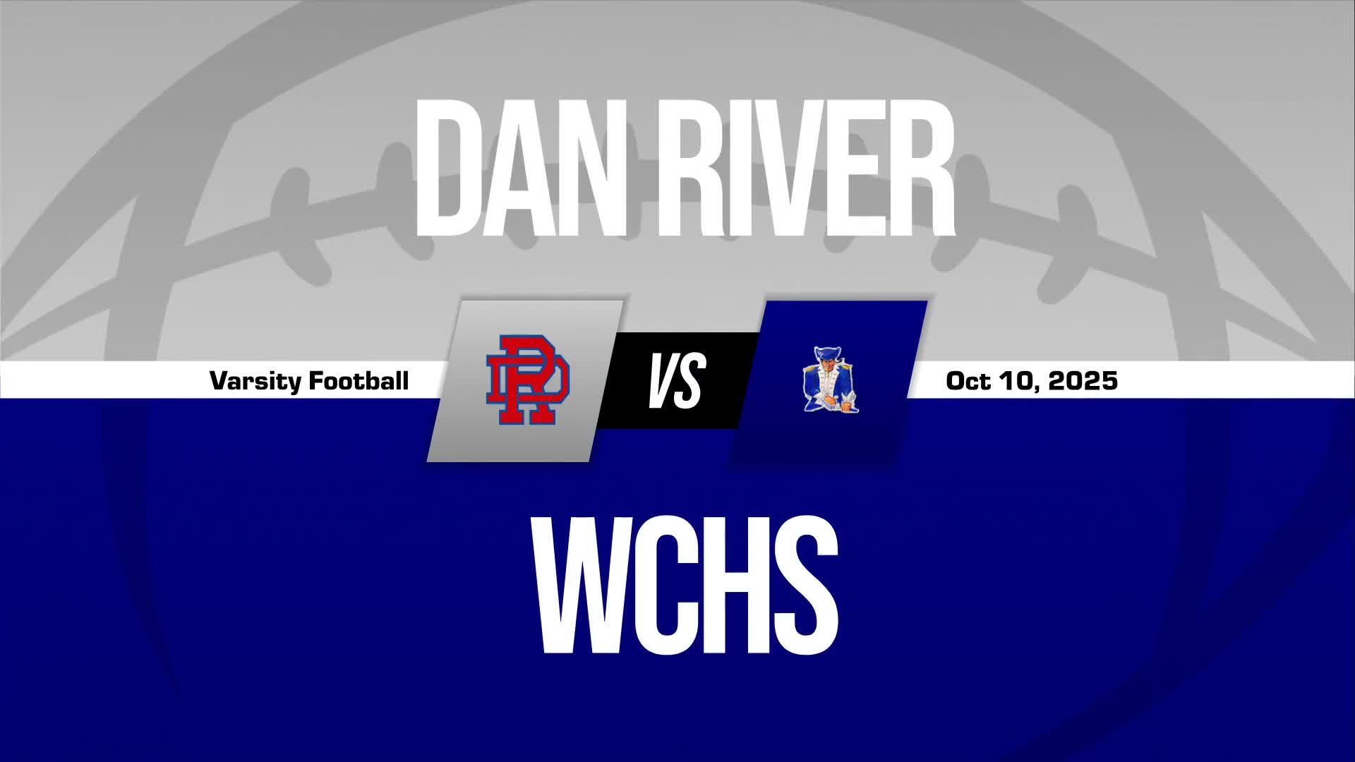 Football Game Preview: Dan River Wildcats vs. Chatham Cavaliers + How To Watch