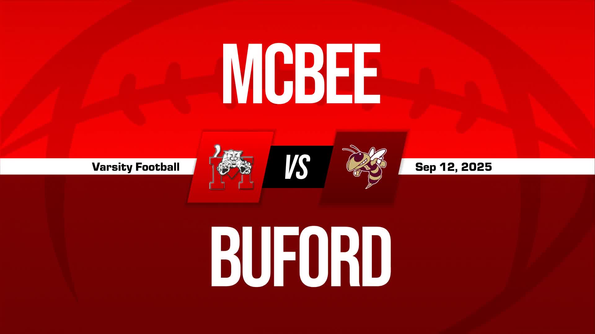 Football Game Preview: McBee Panthers vs. C.A. Johnson Hornets