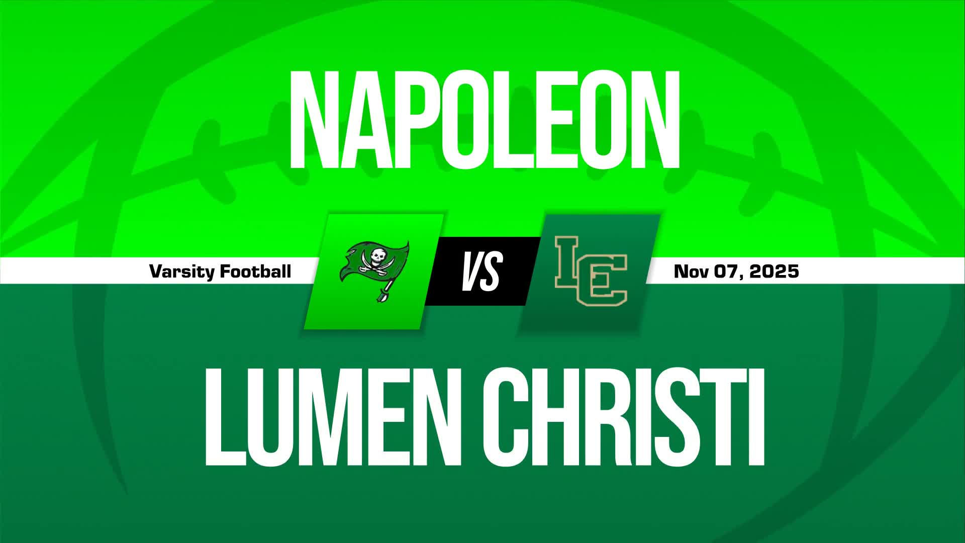 Football Recap: Napoleon Falls Short of Lumen Christi Catholic in the Playoffs + How To Watch