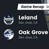 Football Game Recap: Oak Grove Eagles vs. Live Oak Acorns