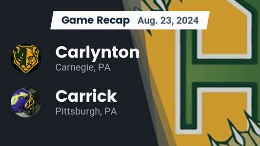 Football Recap: Carlynton Has No Trouble Against Avella