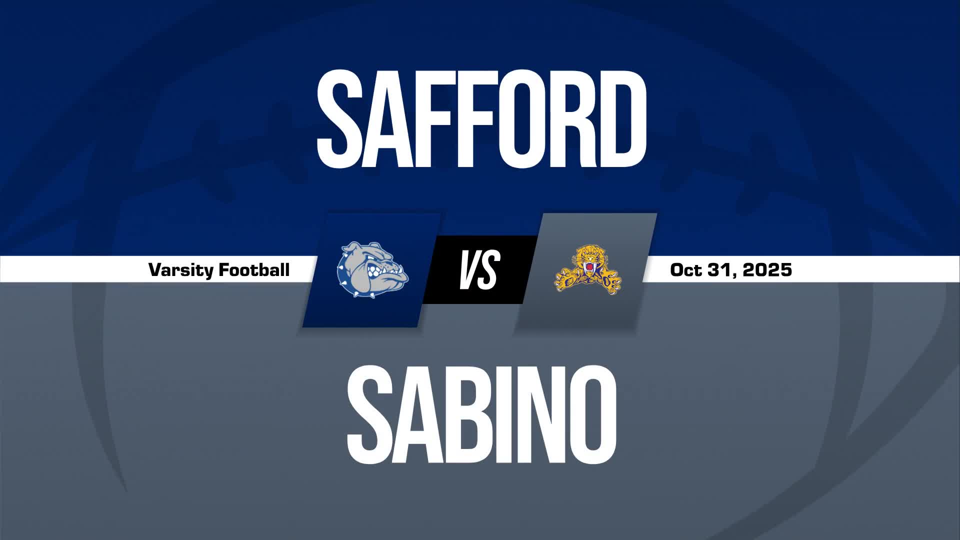 Bodhi Sanford Game Report: vs Safford