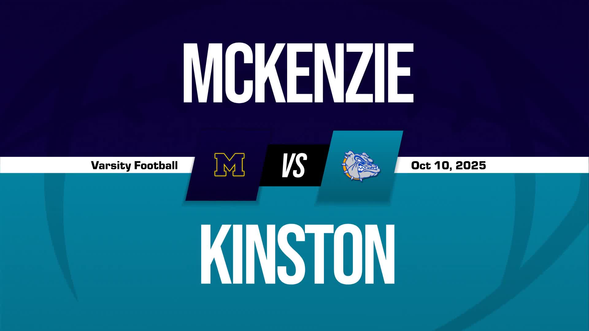 Football Recap: Mckenzie Picks Up Eighth Consecutive  Win