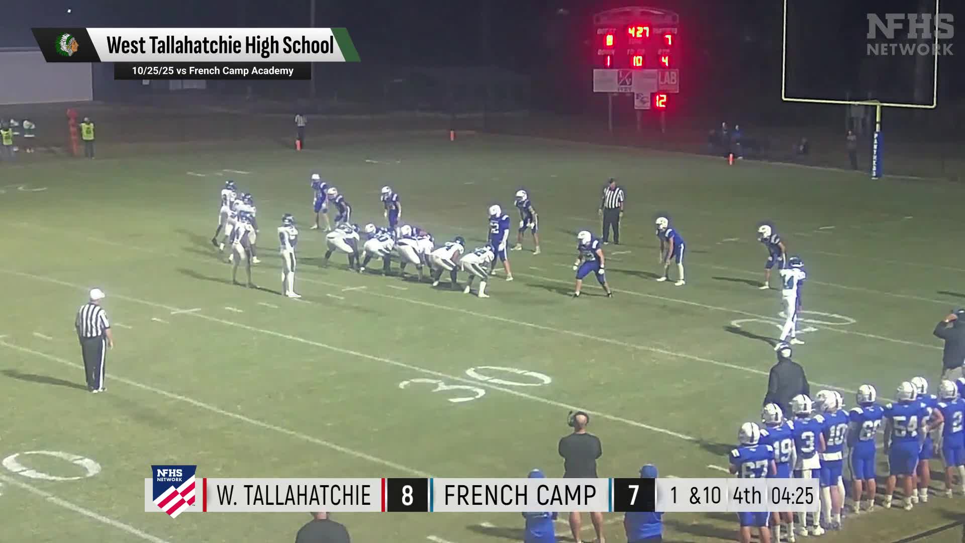 Football Recap: West Tallahatchie's Loss Ends Six-Game Winning Streak at Home