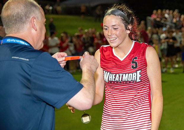 Ellie Garrison not only piled up 77 goals as a sophomore in 2021, she also led Wheatmore to the Class 2A state championship in North Carolina. (PHOTO: Matthew Plyler)