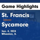 Basketball Game Recap: Sycamore Spartans vs. St. Francis Spartans