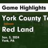 Red Land piles up the points against York County Tech