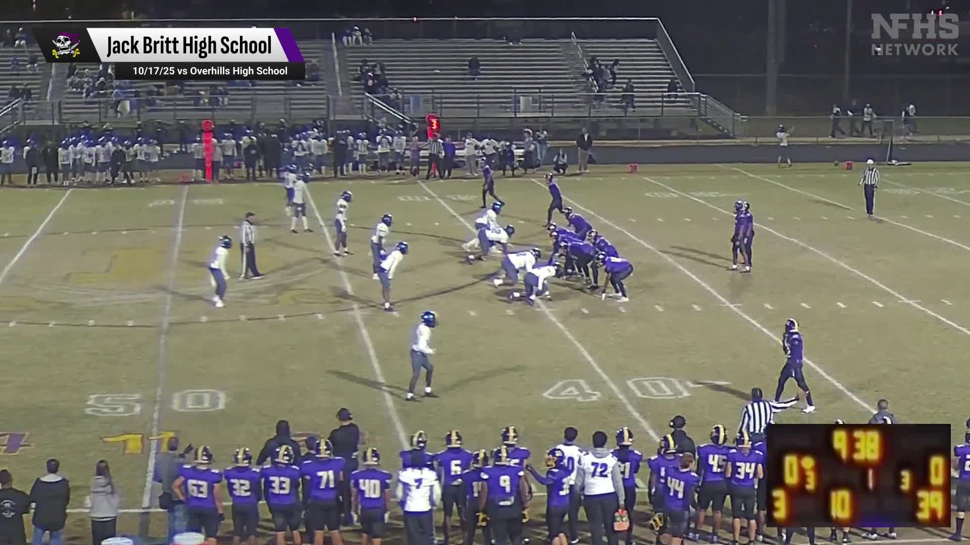 Football Recap: Jack Britt Extends Winning Streak to Three + How To Watch