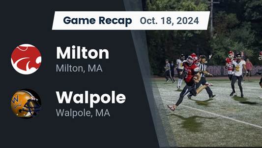 Football Game Preview: Milton Wildcats vs. Natick Redhawks