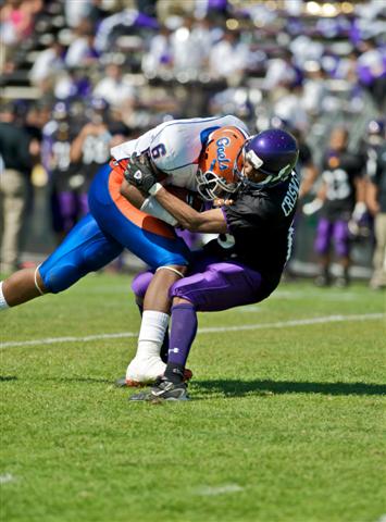 Gorman's bullish tight end Xavier Grimble (6) is USC-bound.