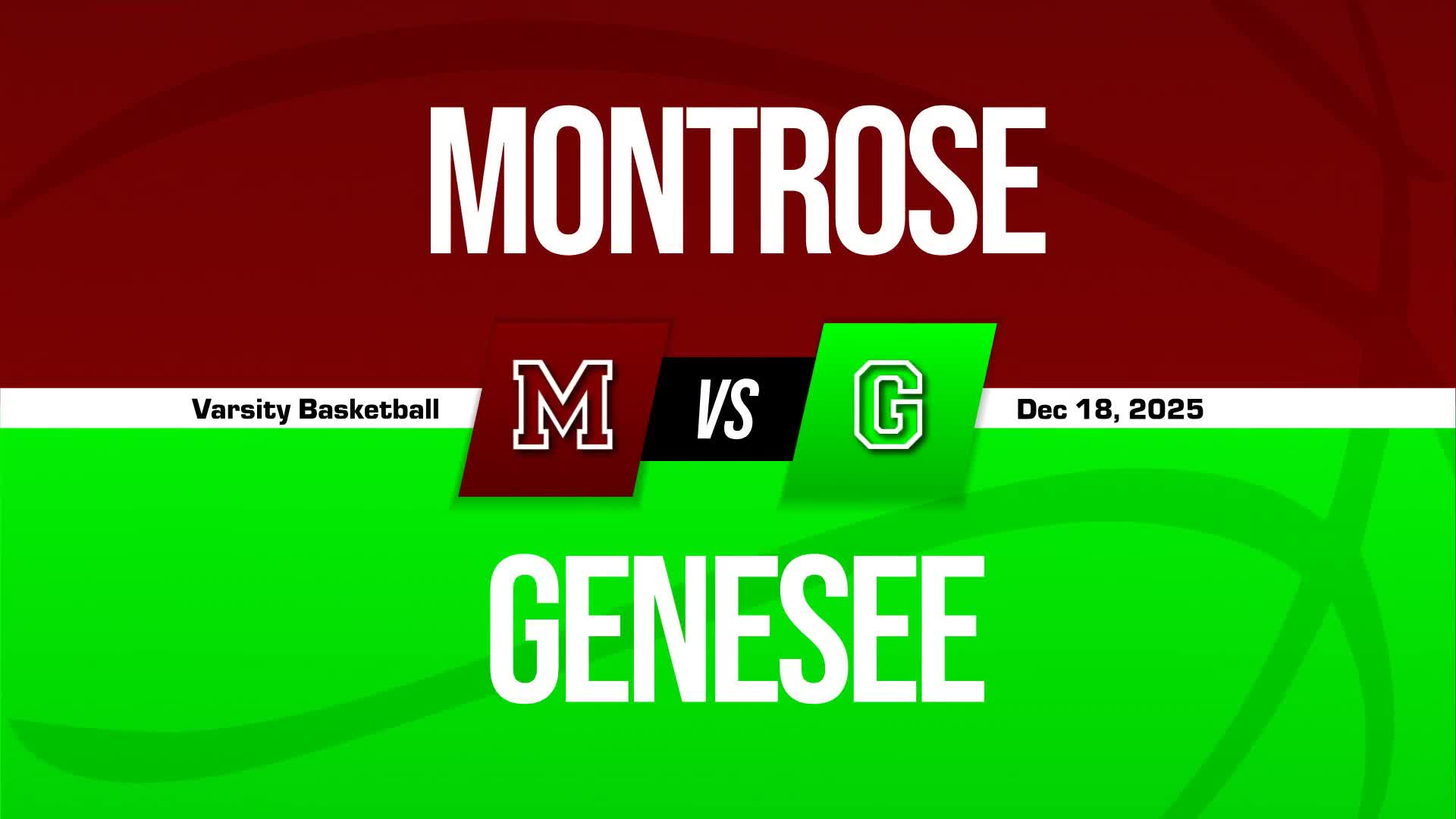 Basketball Recap: Genesee's  Win  on Thursday Extends Winning Streak to Three + How To Watch