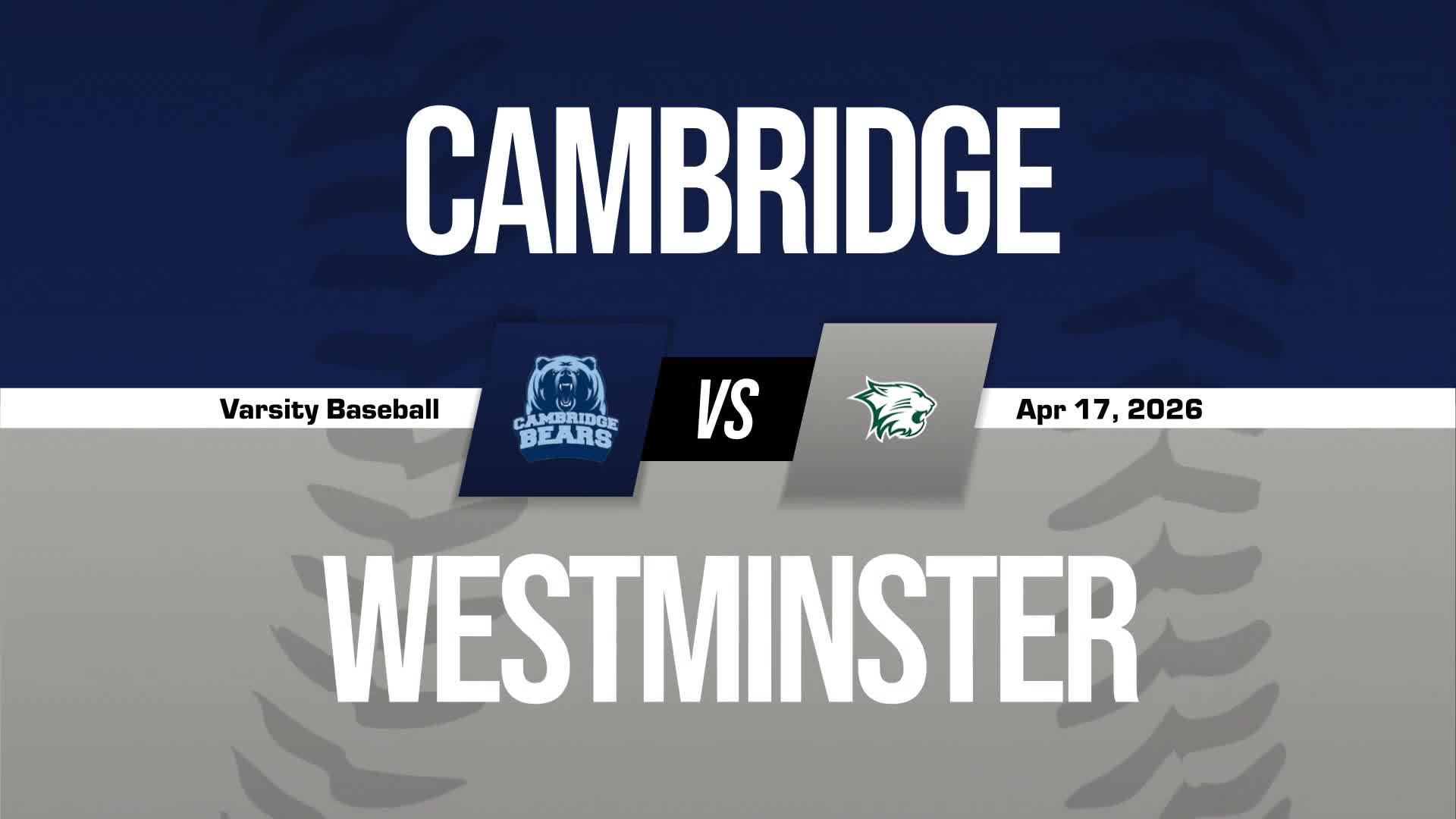 Baseball Recap: Make It Four in a Row for Cambridge + How To Watch