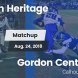 Football Game Recap: Christian Heritage vs. Gordon Central