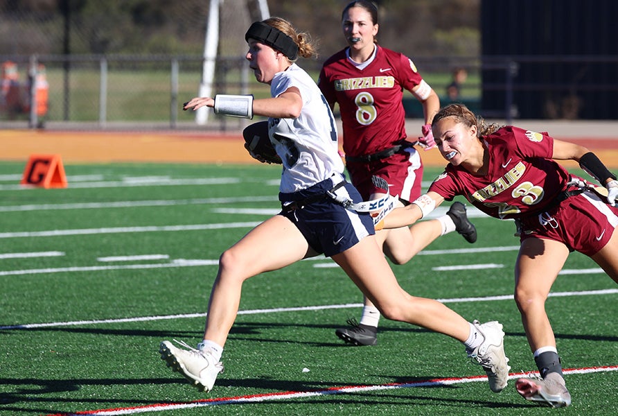 Finlee Hovis accounted for 61 total touchdowns last year for San Marcos, which is one of 18 teams in the field for the inaugural MaxPreps Flag Football Showdown on Sept. 11-12. (PHOTO: Mark Leingang)