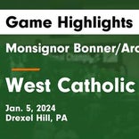 Basketball Game Recap: West Catholic Burrs vs. Conwell-Egan Catholic Eagles