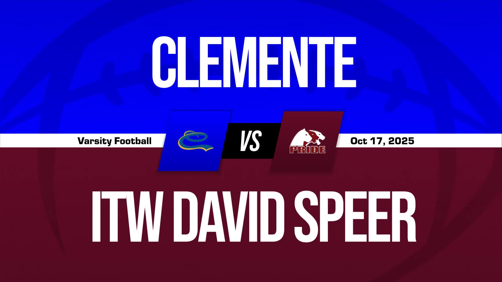 Football Game Preview: ITW David Speer Academy Pride vs. Orr Spartans