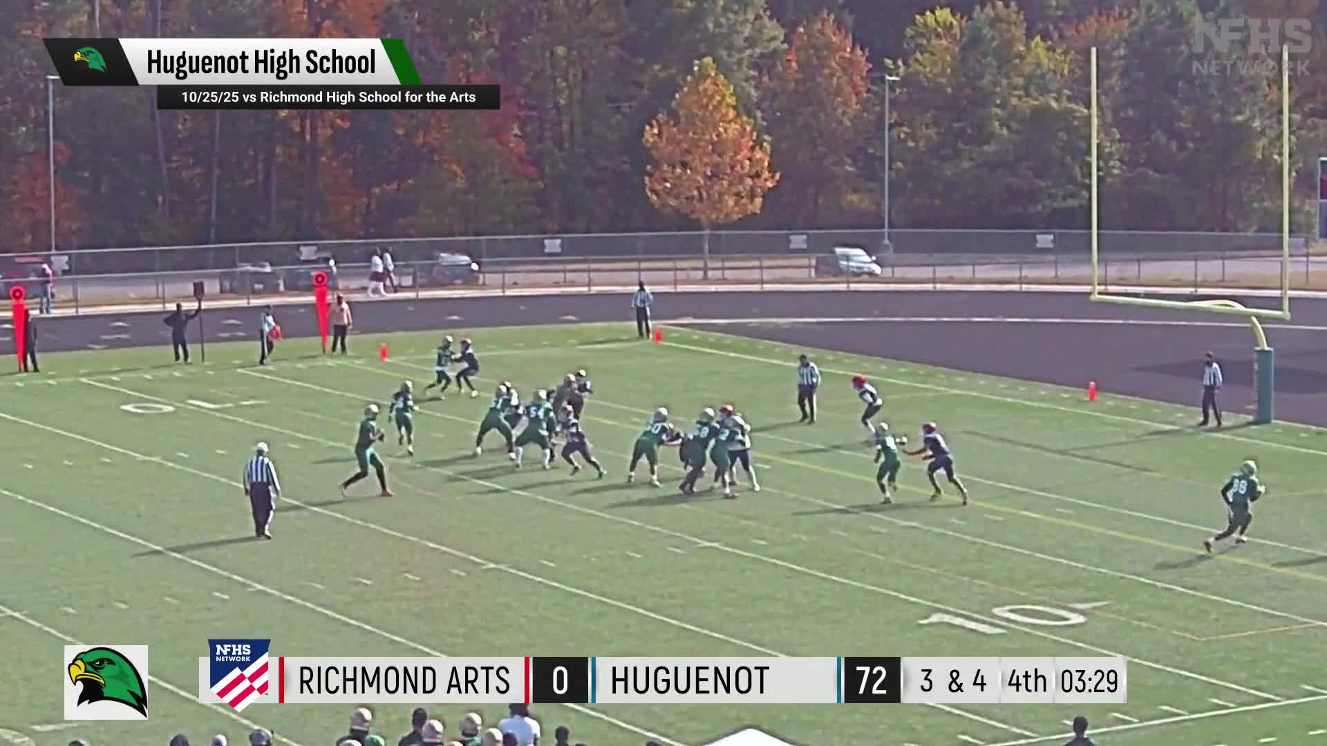 Football Recap: Huguenot Picks Up Tenth Consecutive  Win
