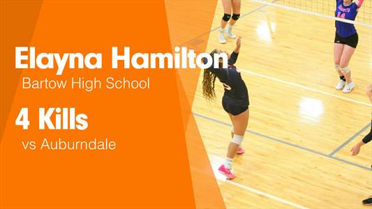 Elayna Hamilton Game Report: vs Lake Gibson