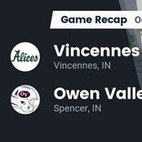 Football Game Recap: Vincennes Lincoln Alices vs. Owen Valley Patriots