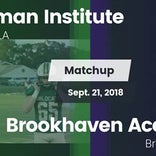 Football Game Recap: Brookhaven Academy vs. Silliman Institute