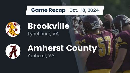 Football Recap: Amherst County's Loss Ends Three-Game Winning Streak on the Road