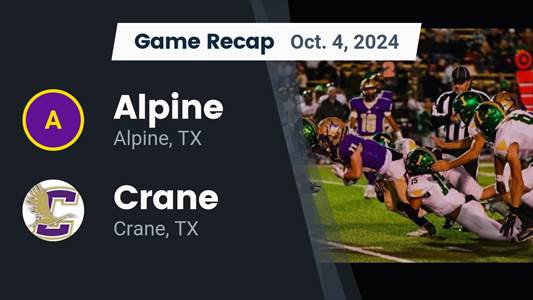 Football Recap: Logan Smith Leads Alpine to Victory over Compass