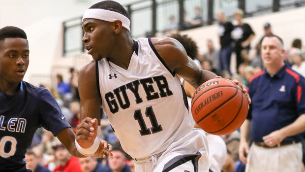 Oklahoma commit De'Vion Harmon soars Guyer past previous No. 15 Westlake and into the Top 25 national rankings.