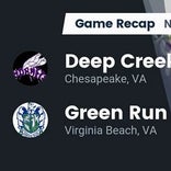 Football Game Recap: Deep Creek Hornets vs. Green Run Stallions