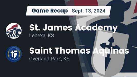 Football Recap: St. James Academy Falls Short Against Ranked Blue Valley Northwest