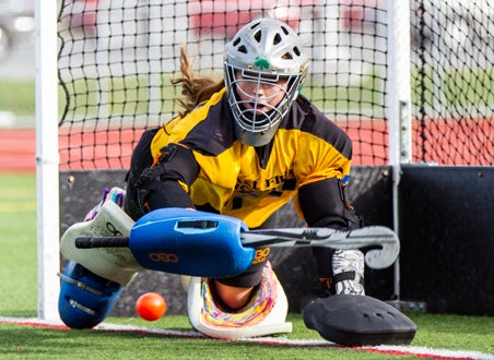 Junior goalie Kathleen Keegan and the rest of the Hall defense has been scored upon just once this season.