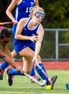 Center back Christine Taylor, Hall