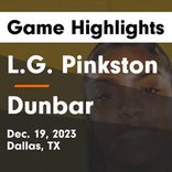 Dunbar piles up the points against Young Women's Leadership Academy