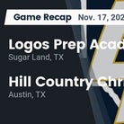 Football Game Recap: Hill Country Christian School of Austin Knights vs. Logos Prep Academy Lions