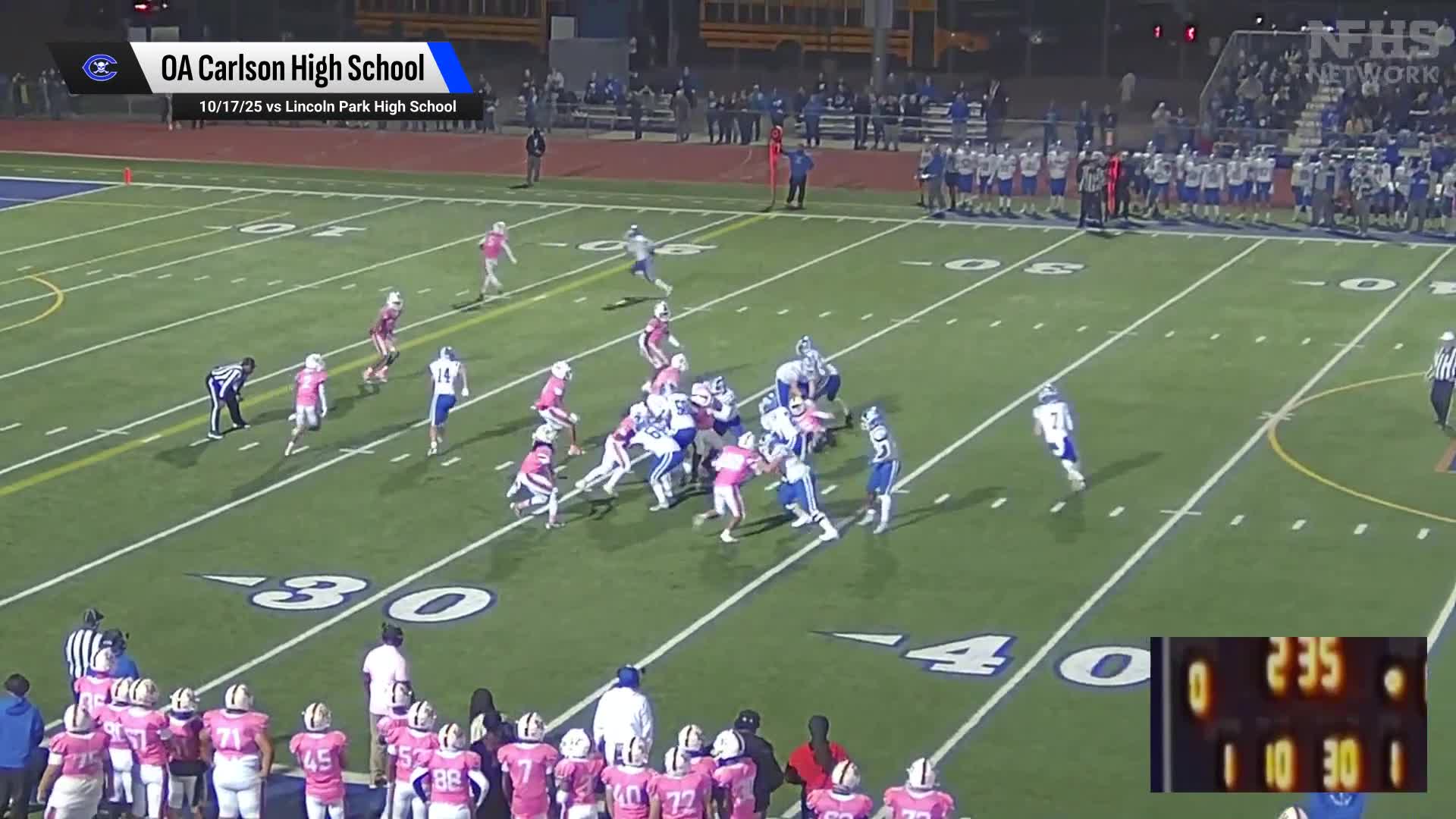 Football Recap: Carlson Picks Up Ninth Consecutive  Victory