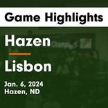 Basketball Game Recap: Hazen Bison vs. Lisbon Broncos