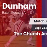 Football Game Recap: The Church Academy vs. Dunham