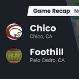Football Game Recap: Chico Panthers vs. Foothill Cougars